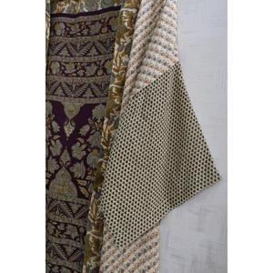 Kimono de Seda India Hecho a Mano de Lujo para Mujer, Bata Corta Estampada para Dormir, Ropa de Dormir - Product Image 4