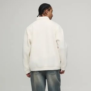 Custom Factory Plain Blank Sport Plus Size Casual <b>Pullover</b> <b>Men</b> Quarter Zipper 1/4 Zip Thick Winter Sweatshirt - Product Image 2