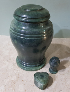 Solid Marble Adult Cremation Urn for Human Ashes Funeral <b>Memorial</b> with Keepsake Urn Set Decorative <b>Stone</b> Ash Holder Wholesale - Product Image 6