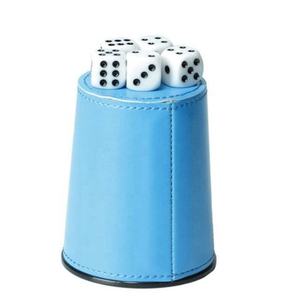 Cadeaux originaux, logo personnalisé, style rétro, gobelet à dés en cuir durable et ensemble de shaker pour les soirées en boîte de nuit, KTV, jeux - Product Image 4