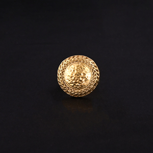 แหวนทองเหลืองชุบทองดีไซน์ทันสมัยลายแมนดาลาสำหรับผู้หญิง - Product Image 2