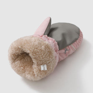 Gants de ski unisexes isolés thermiques imperméables de qualité supérieure à motif licorne rose pour l'hiver, avec fermeture à glissière pour le snowboard - Product Image 5