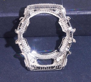 Custom DW6900 Compatible Watch Steel <b>Case</b> Iced Out Premium Mod Design Premium DW6900 Style Custom Watch Full Metal <b>Case</b> - Product Image 5