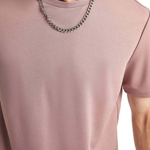 Conjunto de Camiseta y Pantalones Cortos de Verano para Hombre, Casual, Transpirable, de Poliéster/Algodón, de Manga Corta, Color Sólido - Product Image 4