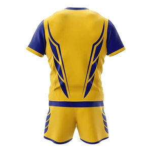 Uniforme de Rugby Unisex de Moda, Personalizado y Sublimado, Conjunto de Uniforme de Rugby de Manga Corta, Venta al Por Mayor, Secado Rápido, Transpirable, Alta Calidad, para Adultos - Product Image 5