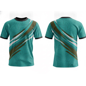 Modern Fit Full Sublimation Breathable T-Shirt | Sublimation Fitness Apparel Supplier | <b>Men</b> Women Adults Sizes | Front - Product Image 4