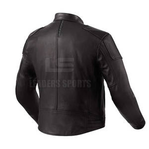 Chaqueta de Motociclista de Cuero para Hombre, Estilo Moderno, Transpirable, Impermeable para Invierno, Venta al Por Mayor, MOQ Bajo - Product Image 3