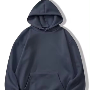 Sudadera con Capucha de Algodón French Terry para Hombre, Estilo Urbano, Personalizada 2026, de Alta Calidad, Lavable, con Cierre de Doble Cremallera y Logotipo Frontal - Product Image 2