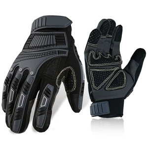 Custom Mechanical High Impact Gloves Grain Water <b>Proof</b> Leather Safety Glove Premium Quality High Impact Gloves Glove - Product Image 1