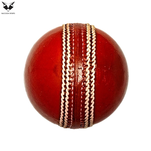 Durable Leather Cricket <b>Balls</b> Set Professional Red and White Hand Stitched Cricket <b>Training</b> <b>Balls</b> for Matches and Tournaments - Product Image 3