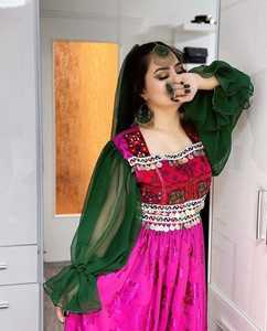 Vestidos Afganos Kuchi Modernos de Encaje para Bodas y Fiestas, Bordados a Mano, Colores y Tallas Personalizadas para Mujer - Product Image 4