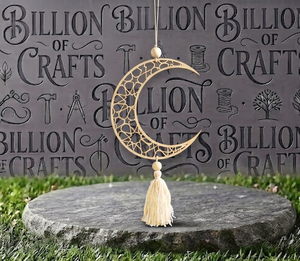 Adornos Colgantes de Madera Hueca para Ramadán Mubarak, Artículos para Fiestas Islámicas, Compra al por Mayor - Product Image 5