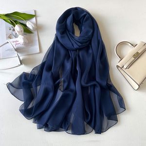 Hijab musulman uni pour femme, bleu clair, en modal et mousseline, doux pour la peau, respirant, foulard tendance - Product Image 2