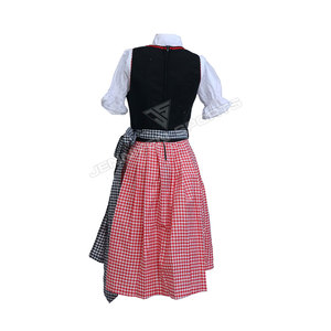 Disfraz de Carnaval Oktoberfest de Alta Calidad para Hombre, Vestido Bávaro de Camarera de Cerveza Alemana, Dirndl de Algodón, Corte Holgado, Cosplay - Product Image 4