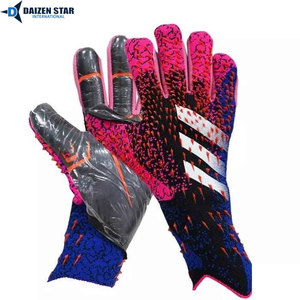 Professional High Quality Breathable PU Palm Football Goalkeeper <b>Gloves</b> Finger Thumb Protection Pull-On Closure Customizable - Product Image 5
