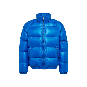 White Duck Jacket Men Short Shiny Thickened Outdoor Windbreaker Overcoats Hooded Collar Plus Size Zipper Nylon Winter - Product Image 4