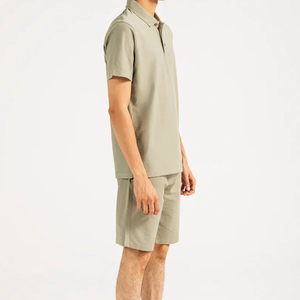 Conjunto de Ropa Utilitaria para Hombre 2026 |   Conjunto de Verano de 2 Piezas con Pantalones Cortos |   Conjunto de Camiseta Personalizada con Bolsillo y Pantalones Cortos Tipo Cargo - Product Image 2