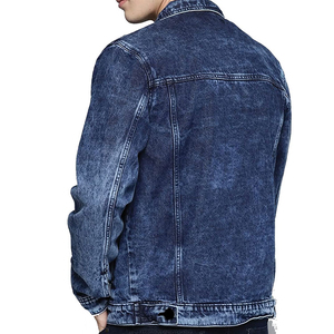Veste en jean déchirée pour homme, style vintage, streetwear décontracté, manteau en jean de coton, vêtement d'extérieur tendance, vente en gros - Product Image 3
