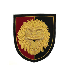 Insignias Bordadas con Hilo Metálico Personalizadas de Última Moda para Hechas a Mano / Insignias Bordadas de Diseño Moderno y a la Moda al por Mayor - Product Image 1