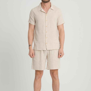 Conjunto de Camiseta y Pantalones Cortos de Playa de Algodón, Atuendo Moderno con Estampado, Nueva Llegada, Camiseta de Alta Calidad - Product Image 1