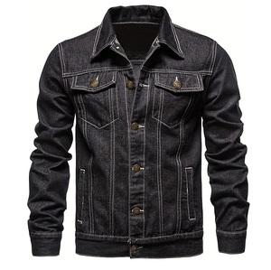 Veste en jean pour homme, modèle 2025, best-seller, faible MOQ, prix abordable, haute qualité, logo et design personnalisés, service OEM. - Product Image 2