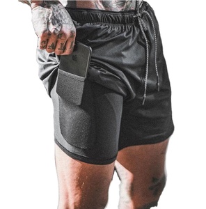Pantalones cortos deportivos para hombre, ropa de gimnasio, entrenamiento, correr - Product Image 1