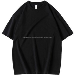 100% coton 300gsm 7 couleurs hommes femmes unisexe personnalisable 300 Gsm blanc décontracté 100% coton, t-shirt pour hommes, coupe ample - Product Image 5