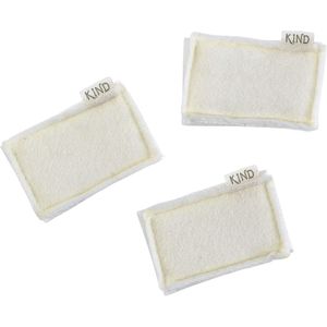 Éponges et tampons à récurer végétaux Casabella Kind, lot de 3, écologiques - Product Image 1