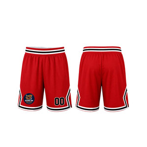 Shorts de basket-ball en mesh respirant personnalisés en gros avec noms et logos d'équipe personnalisés, unisexe adulte - Product Image 1