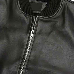 Chaqueta de Cuero con Revestimiento Vintage de Primera Calidad, Marca New Look, Personalizada, con Cuello Alto para Hombre, Estilo Otoñal de Moda - Product Image 3