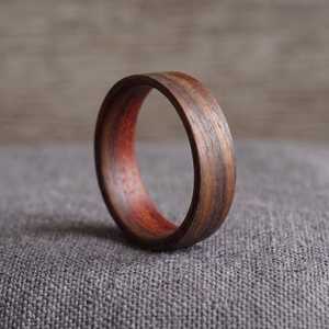 Handmade Polished Natural Material Wooden Ring Round Solid <b>Wood</b> <b>Craft</b> Wedding Love Theme Souvenir Wall Hanging MN EXPORTS - Product Image 4