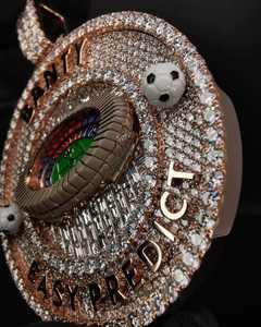 Colgantes de Moissanita con Diseño de Palmera Hechos a Medida, Cadenas de Diamantes Iced Out, Unisex, Plata de Ley 925, de Moda, Certificados - Product Image 6