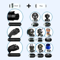 Cargador Portátil para Vehículos Eléctricos TSX de 3.5 kW y 16A con Pantalla, Conector Tipo 2, Estaciones de Carga para Vehículos Eléctricos Certificadas, Personalización, Cargador para Automóviles