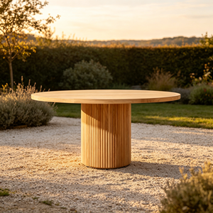 High End Easy Cleaning Luxury Beautiful <strong>Garden</strong> Patio <strong>Table</strong> Wood Dining Outdoor Furniture <strong>Set</strong> Hotel Apartment - Product Image 4