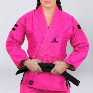 Ensemble d'uniformes de karaté respirants en tissu polycoton lavé et extensible pour l'entraînement en dojo, prix de gros, approvisionnement en vrac - Product Image 2