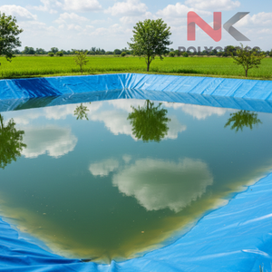 Bâche de récupération d'eau imperméable en géomembrane pour la collecte des eaux de pluie, les réservoirs, les canaux et les projets de stockage d'eau - Product Image 1