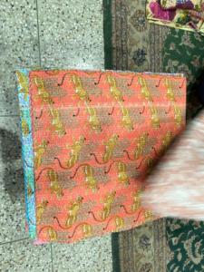 Breathable Cotton Handmade Kantha Quilt Bedcover Designed for <b>Comfortable</b> Sleep Stylish Interiors and Everyday Home Use - Product Image 3