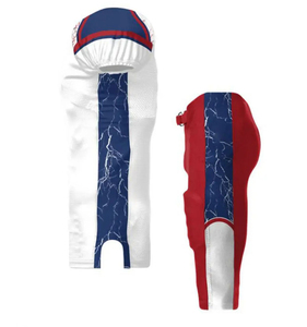 Uniformes de football américain unisexes à manches courtes, respirants, réfléchissants, de haute qualité, conçus sur mesure, en polyester, compétitifs, en ligne - Product Image 3