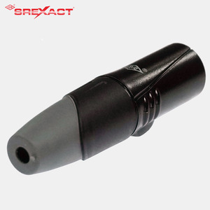 ขั้วต่อ XLR ตัวผู้ 3 ขา หน้าสัมผัสทองคำ ปลั๊กเสียงวิดีโอแบบกลม ตัวเรือนโลหะผสมสังกะสี - Product Image 4