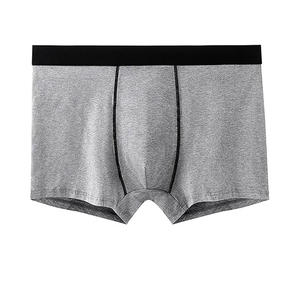 Calzoncillos Boxer para Hombre, de Cintura Alta, Sin Costuras, Transpirables, Antibacterianos, Antiestáticos, de Secado Rápido, Tejido de Algodón y Bambú - Product Image 3