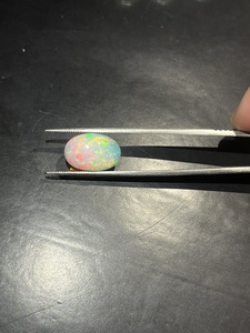 ธรรมชาติที่ไม่ได้รับการรักษาโอปอลเอธิโอเปียที่มีคุณภาพสูงรูปไข่4.00 Cts พลอยหลวมกับหลายไฟเล่นโดย Sadiya นานาชาติ - Product Image 2