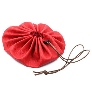 Pochette en cuir portable, durable et pliable avec cordon de serrage pour le rangement des dés, personnalisable avec logo, idéale pour les voyages – Fournisseur d'usine - Product Image 4