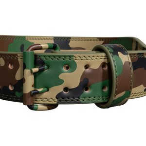 Cinturón de Levantamiento de Pesas Unisex de Cuero Vacuno de 10 mm, Resistente, Transpirable, Ajustable, Antideslizante, con Hebilla y Logotipo Personalizado - Product Image 4