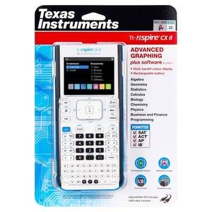 Calculadora Gráfica TI-inspire CX II de Texas Instruments con CAS y Pantalla Multicolor para Exámenes SAT, Programación IB, ACT y AP - Product Image 1