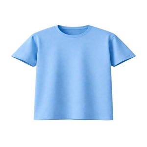 Camiseta de Hombre, Corte Regular, Tejido de Punto Frontal, Algodón Lavado, Ecológica, 220g, Manga Corta, Cuello Redondo, Color Sólido, Estilo Casual - Product Image 3