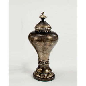 Élégant pot à gingembre bleu et blanc à motifs floraux avec couvercle, style céramique classique, pot de rangement pour la décoration intérieure, décoration de console, urne et pot pour table ou étagère - Product Image 5