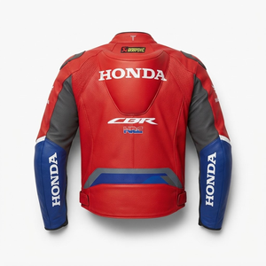 Chaqueta de Motociclismo Zonda para Hombre, de Cuero Vacuno Genuino, con Protección de Nivel 2 CE y Soporte para la Espalda - Product Image 2