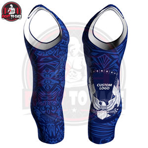 Ropa de Artes Marciales de Poliéster y Spandex Estampada para Uso Profesional, Trajes de Lucha Modernos con Cuello Redondo, Elásticos, de Secado Rápido, Duraderos y Cómodos - Product Image 6