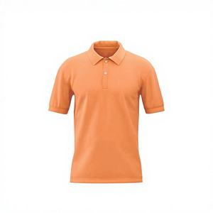 OEM Men's High Quality <b>Polyester</b>/Cotton Knitted Solid Casual Short Sleeve T-<b>Shirt</b> with All-Over Print Custom Logo Anti-Pilling - Product Image 5