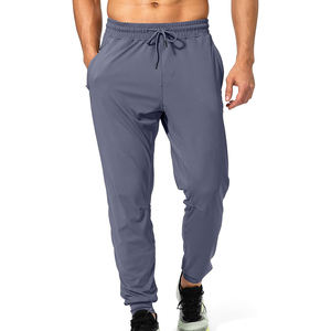 Pantalon de survêtement empilé ajusté à cordon de serrage avec bande réfléchissante pour homme – Nouvelle collection en promotion - Product Image 1